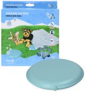 CoolPets Ice Disc Ø 21cm – Koelmat hond - Koelmat Kat - Verkoeling Hond - Verkoelende hondenmat - Rond