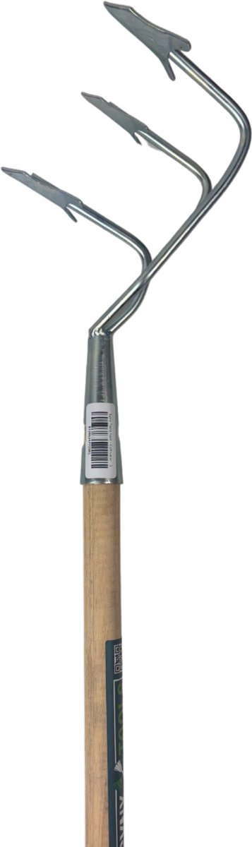Synx Tools hark - Cultivator - 3 tanden - Verzinkt - Bodembewerkers - Harken - Tuingereedschap / Grondwoelers - Incl. Steel 150cm van Synx Tools — afbeelding 3