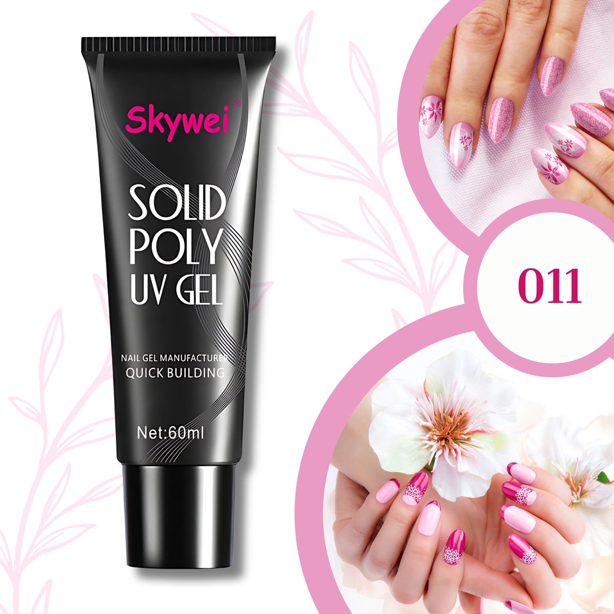 Guardian Beauty Solid Polygel - Skywei #011 - 60ml - Nagelverlengingsgel