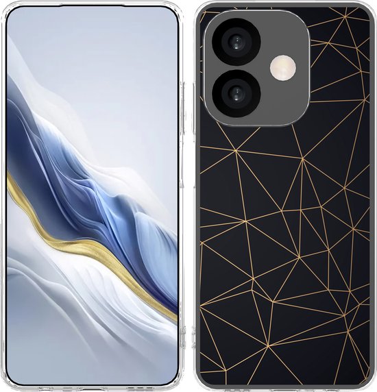 Cazy Hoesje geschikt voor Oppo A40 / A40m / A60 (5G) Hoesje Siliconen - Luxury