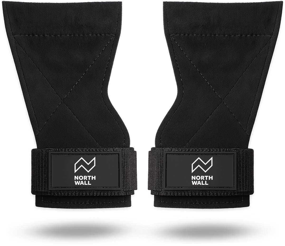 Northwall Power Grips - Lifting Straps - Lifting Hooks - Lifting Grips - Deadlift Straps - Lift Straps - Fitness, Crosstraining en Krachttraining - Zwart