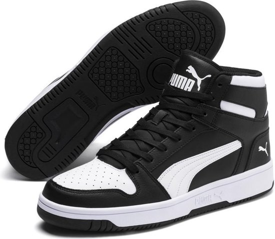 PUMA Rebound LayUp SL Sneakers Unisex - Puma Black-Puma White - Maat 44 |  bol.com