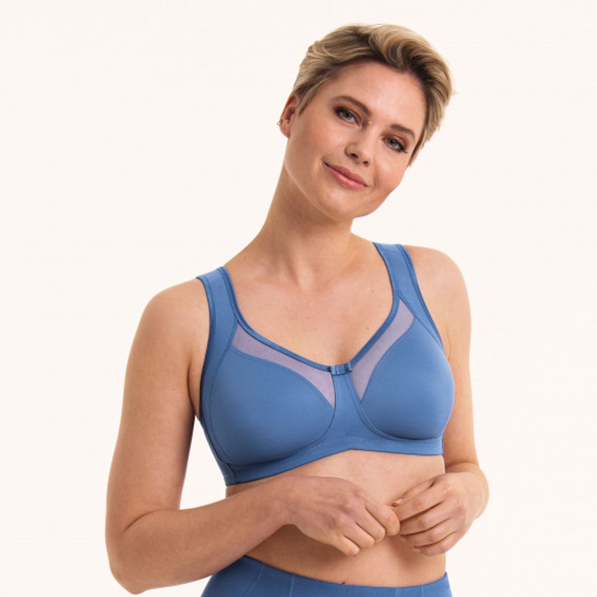 Anita Comfort Clara Comfort Bh zonder Beugel 5859 Blue Heaven - maat EU 85C / FR Blauw