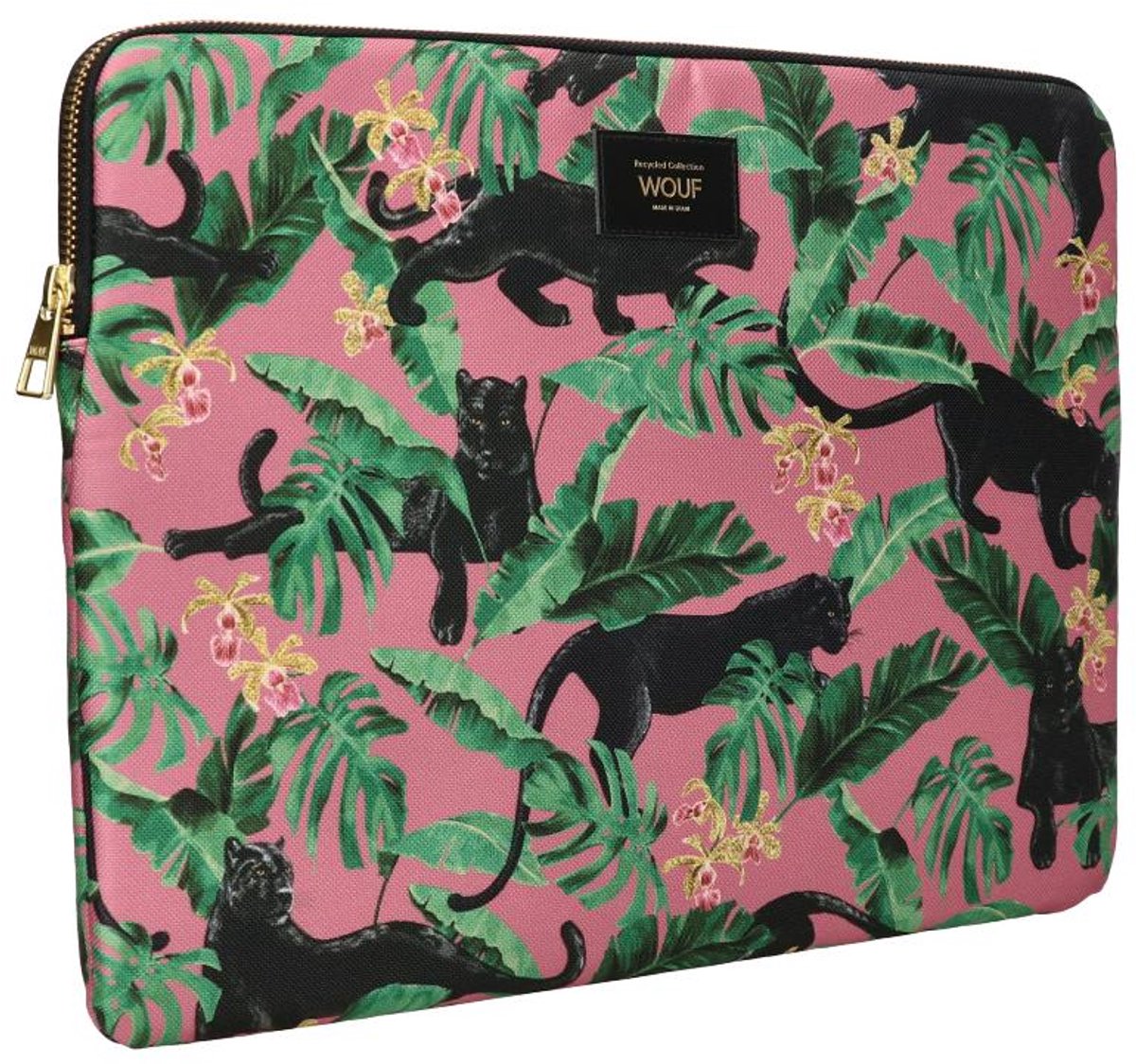Wouf / laptophoes / Ipadhoes / 15 inch / Rose Yukata