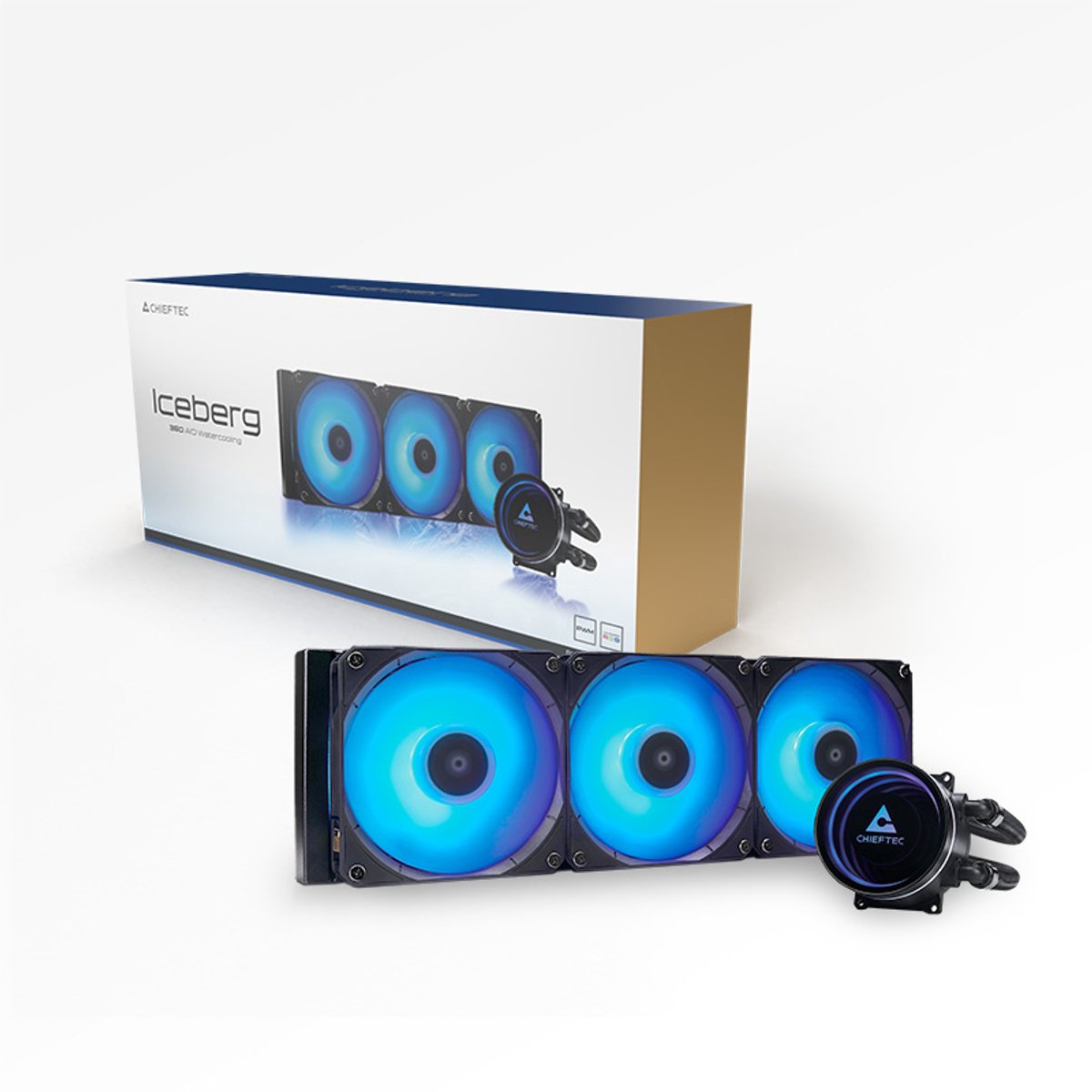 Chieftec ICEBERG // 360 AIO water cooling ARGB
