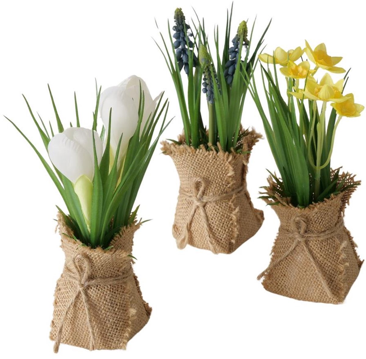 Boltze Home kunstplant voorjaar H19cm