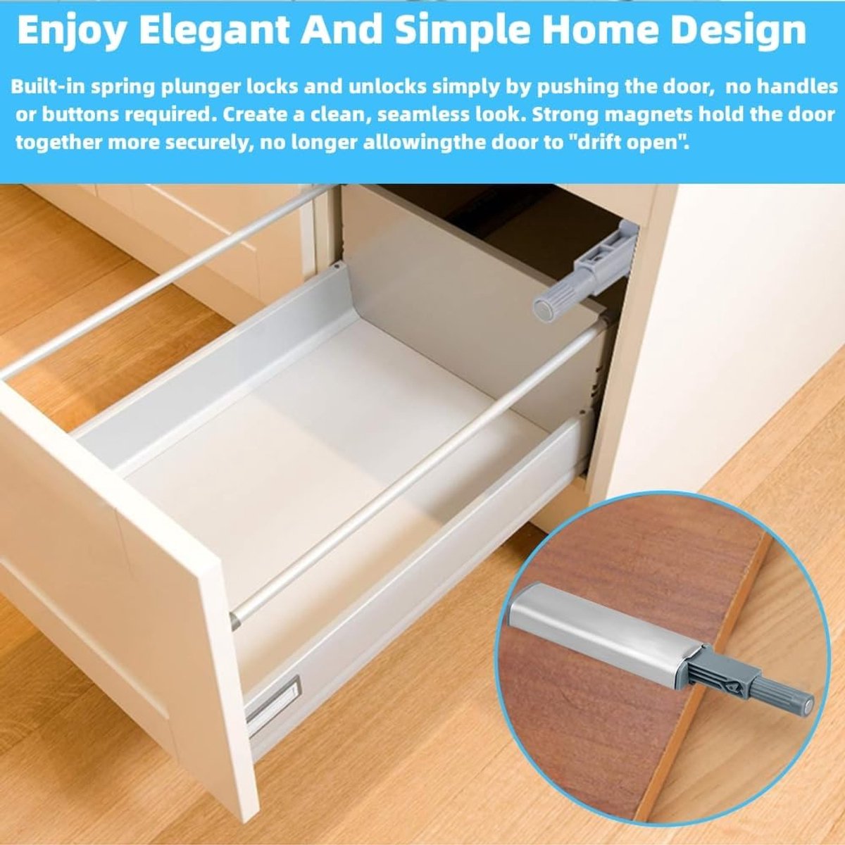 Magnetische Push Klink Kasten Kast Push To Open De... – Grandado