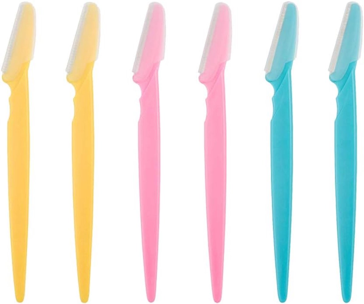 Wenkbrauwscheerapparaat - Gezichtshaarverwijderaar Scheerapparaat Trimmer - Unisex - 6 Stuks