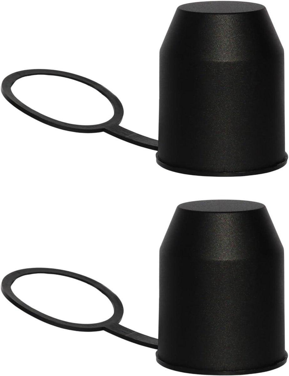 Allecto Plus - Beschermkap voor trekhaak aanhangerkoppeling, 2 stuks, auto camper, kogelhoofdbescherming