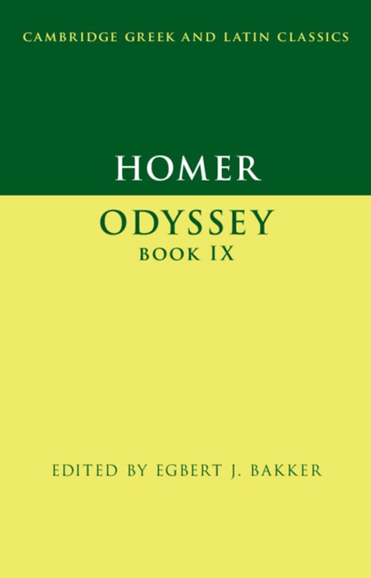 Cambridge Greek and Latin Classics- Homer: Odyssey Book IX - cover