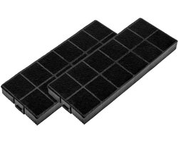 Multaparts® koolstof filter afzuigkap 25 x 9,5 x 2,5 cm - set a 2 stuks - | Filtercassette met actief kool om geurtjes tegen te gaan | Past in veel merken | Alternatief voor ACC918, 89013179, KFEN4520, 34534