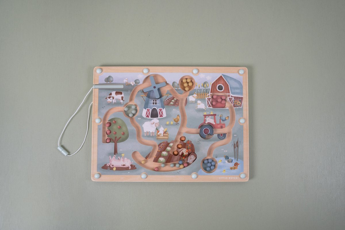 Little Dutch - Magnetisch Doolhof FSC - Little Farm — afbeelding 6