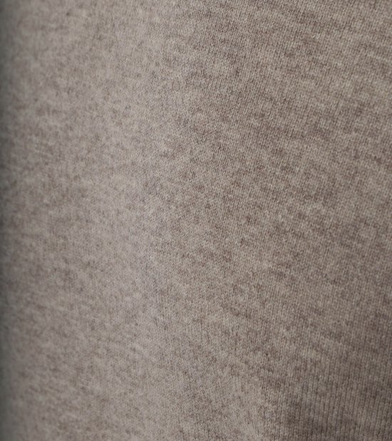 Pull Steppin' Out col V en laine mérinos taupe - Taille S - Homme