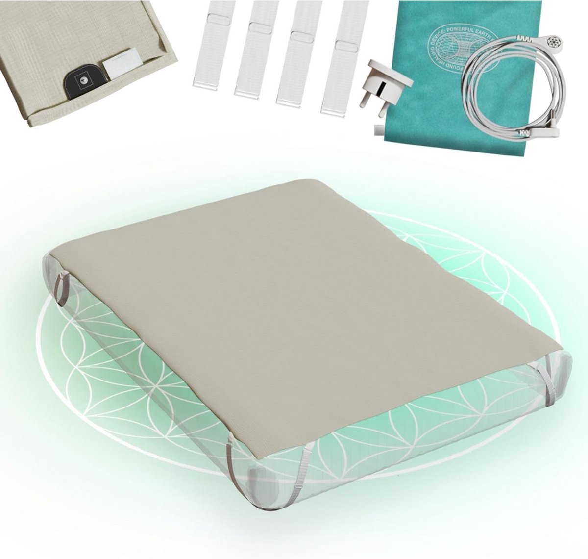 Lexium Aardingslaken - Aardingsmat - Grounding Laken - Aardingsdeken - Earthing - Grounding Mat