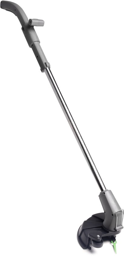 Foto: Qlt draadloze grastrimmer 21v inclusief kunststof metalen mes voor gras onkruid lichtgewicht oplaadbaar
