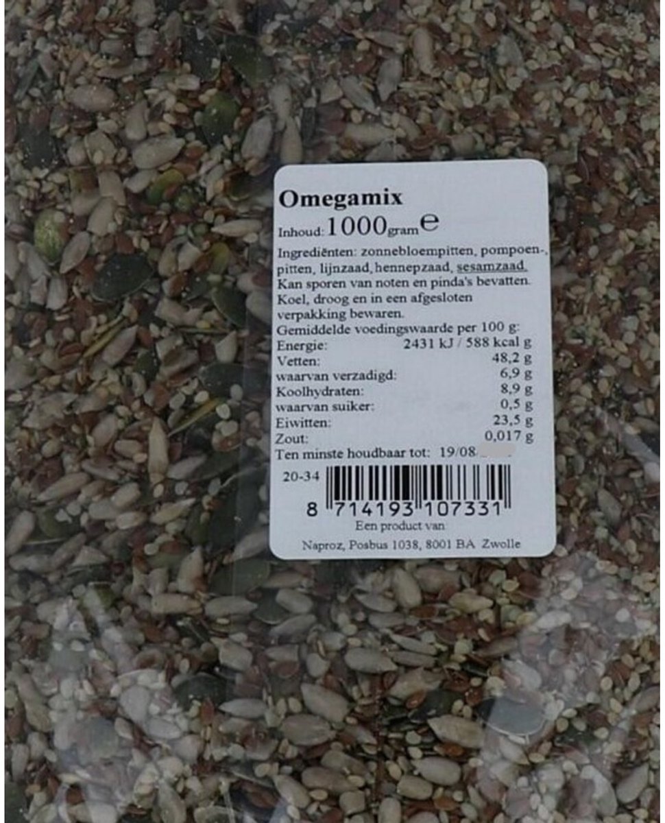 Boerjan - Omegamix - 6 x 1000 gr - Voordeelverpakking