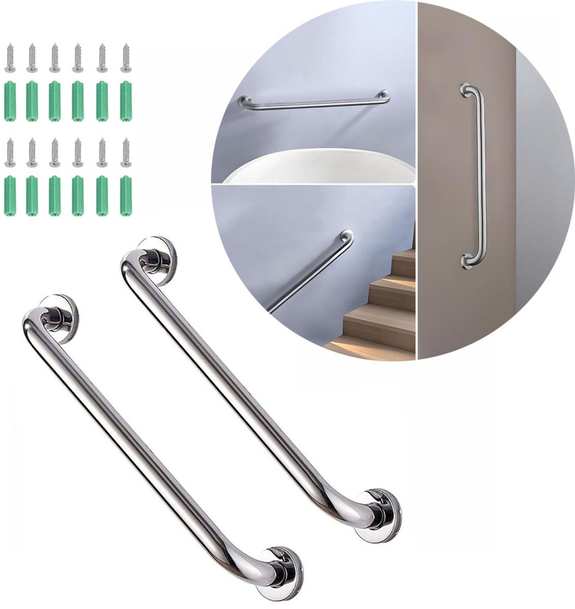 Wandbeugel - Handgreep/Wandgreep Voor Badkamer/ Douche/Toilet - Toiletbeugel - Extra Grip