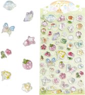 36pcs Autocollants Sensoriels, Tactiles Rugueux Bandes Texturées Bandes