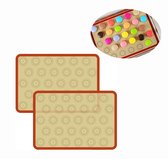 Zillary 3 stuks siliconen bakplaten, rolmat, Swiss Roll taartmat, antislip siliconen bakplaat, voor koken, bakken, koekjes, 30 x 40 cm (3 kleuren