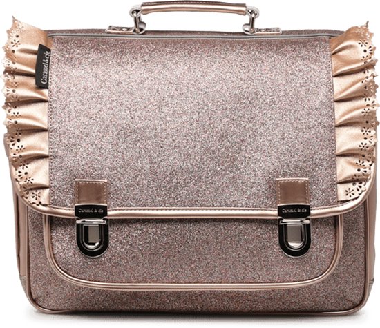 Cartable Medium école primaire froufrou or - Caramel et Cie