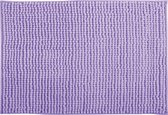 MSV Tapis de bain / tapis de bain tapis de sol - violet lilas - 50 x 80 cm - Microfibre - antidérapant