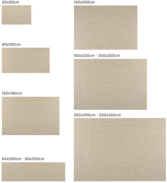 Storesdeco Premium vinyl vloerkleed, antislip, binnen/buiten - Bruin 120 x 180 cm — afbeelding 2