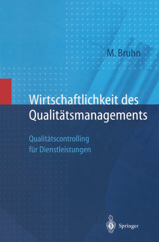 Wirtschaftlichkeit des Qualitätsmanagements - cover