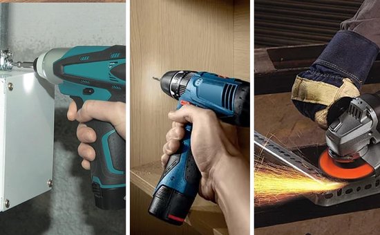 Koolborstels 10 X - Koolborstels Zaagtafel - Universele Koolborstels - Koolborstelset - Power Tool Carbon Borstels Vervanging - 10 Maten - Voor Een Elektromotor, Boormachines, Hoekslijpers, Schuurmachines - Reserveonderdelen Voor Elektromotor