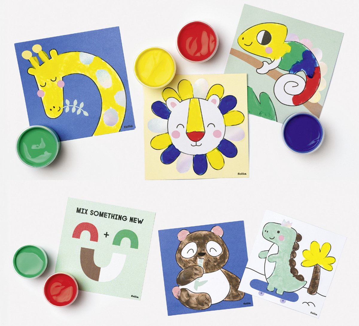 folia Vingerverf Set 'SWEET RAINBOW