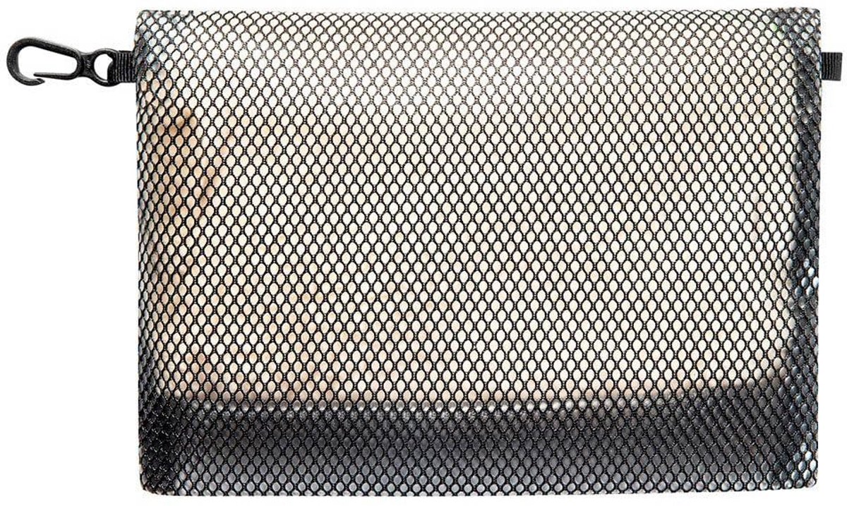 Tatonka Zip Pouch - Platte opberg- en documententas in verschillende maten en als set - transparant, waterdicht en robuust, zwart, M (20 x 15 cm)