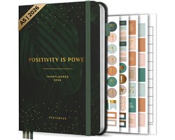 Systemyze Agenda 2026 Volwassenen - Planner - Journal - Organizer - Inclusief Stickervellen - A5 Formaat - Groen