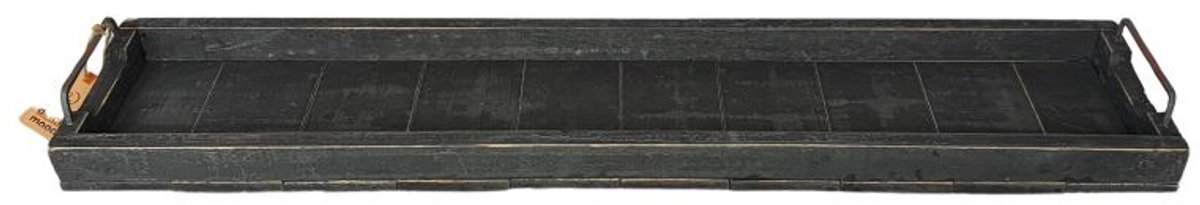 Houten Dienblad black berlin Marianne 98/20 in de bekende Dutch Mood stijl – 98 x 20 x 9 cm