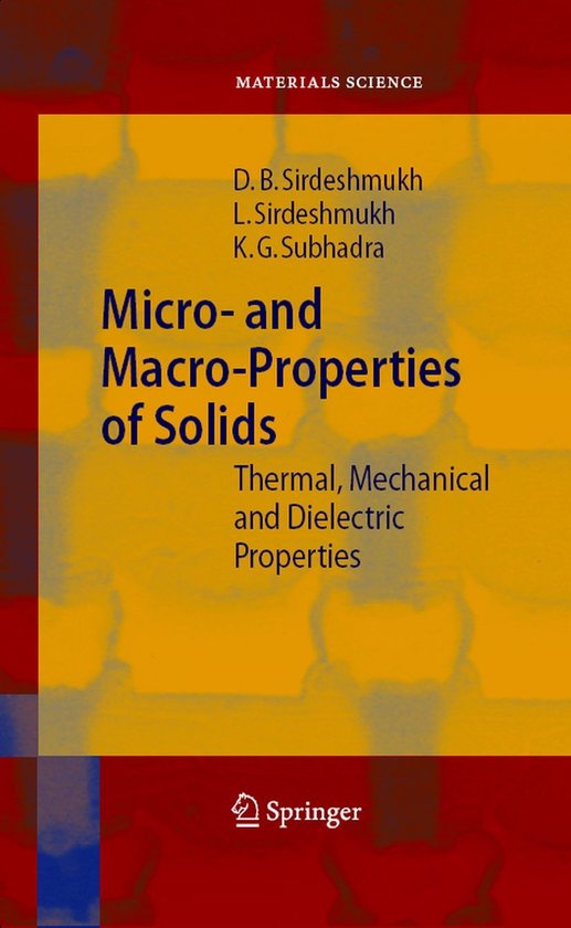 Micro- and Macro-Properties of Solids - cover