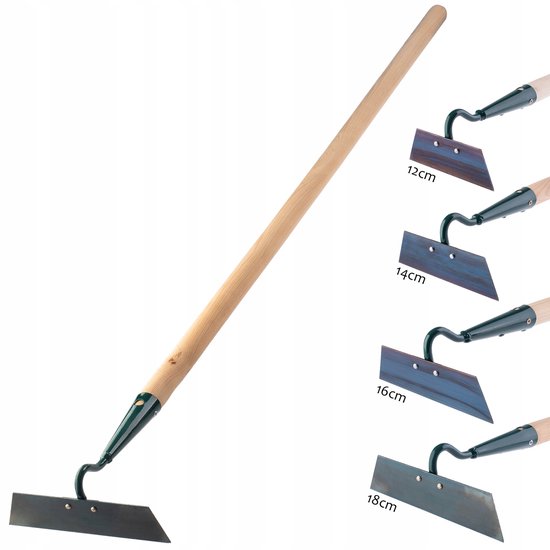 KADAX Hakkel, tuinhak voor het losmaken, luchten en wieden van de grond, voor tuin, metalen blad, tuinaccessoires, onkruidhak voor het verwijderen van onkruid, cultivator (werkbreedte: 18 cm, met van Merkloos	 — afbeelding 4