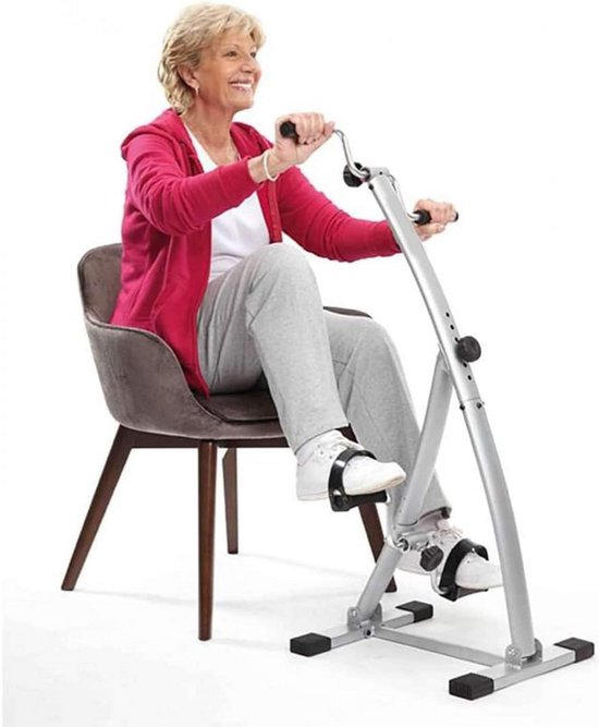 ZRSS® Stoelfiets Beweginstrainer - Fietstrainer met instelbare Weerstand - Bureaufiets - Hometrainer Inklapbaar