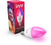 Innr Smart E14 lamp - Zigbee - geschikt voor Philips Hue - LED Bulb - wit en gekleurd licht - slimme kaarslamp - ledlamp dimbaar - 500 lumen - 1 pack