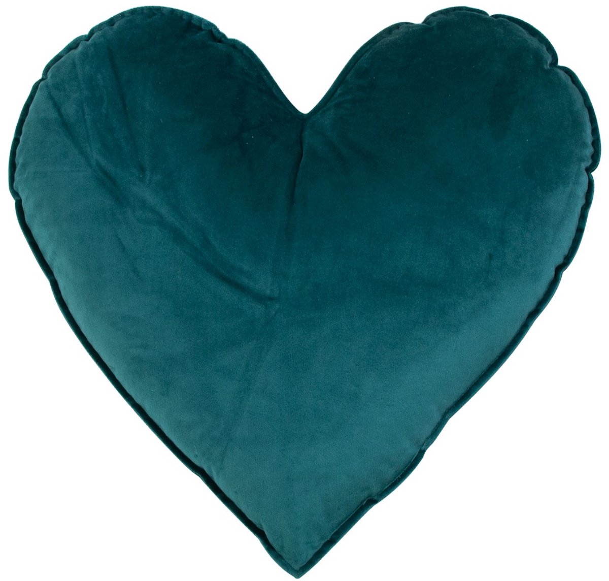 Hart Kussen Fluweel petrol 45cm