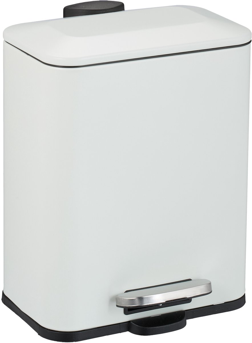 pedaalemmer badkamer - 5 l - softclose - binnenemmer - toilet - wit