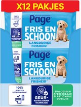 Page papier toilette humide - Complete Clean - 100% jetable - 38 x 12 pièces - 456 feuilles