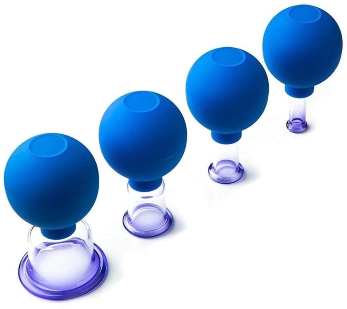 Cellulite Massage Apparaat - Massage Apparaat - Anti Cellulitis Apparaat - Cupping Cups - Blauw