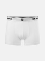 Boxer Van Harvey Premium pour homme - Tencel™ lyocell - Bio- Doux et soyeux - Anti-transpiration - Respirant - Coupe slim - Wit - Taille XL