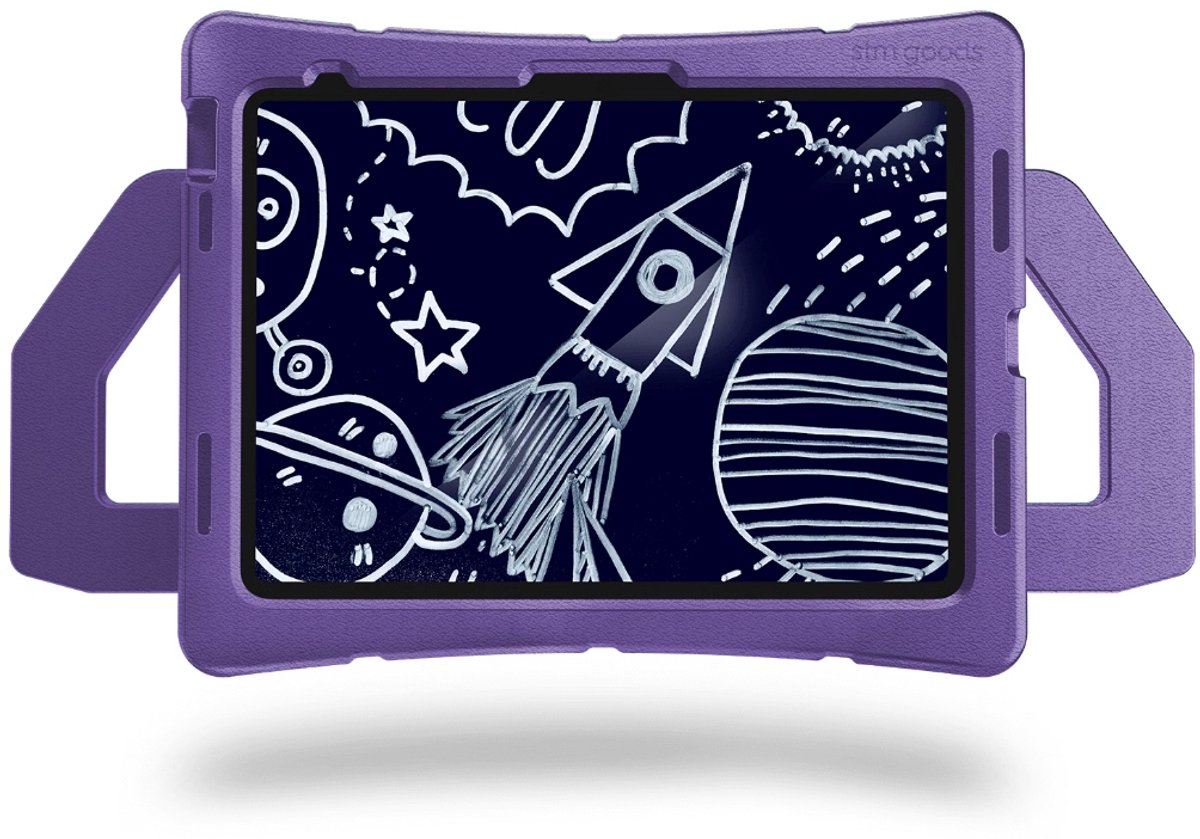 STM Goods, Hoes Geschikt voor Apple iPad 10,9 inch 2022 schokbestendig model Duxling, Paars