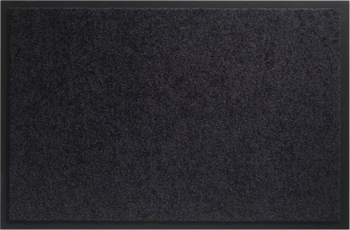 Deurmat Coral Brush 55x90cm - Vulcan black