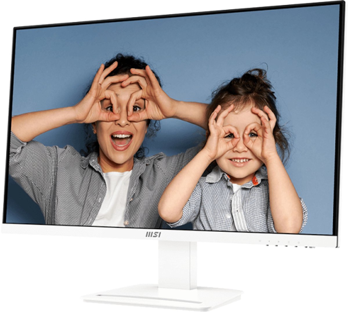 27" MSI Pro MP273QWDE Monitor QHD 2560x1440 IPS LCD 100Hz 4ms 16:9 Wit VESA In hoogte verstelbaar - Afbeelding 5