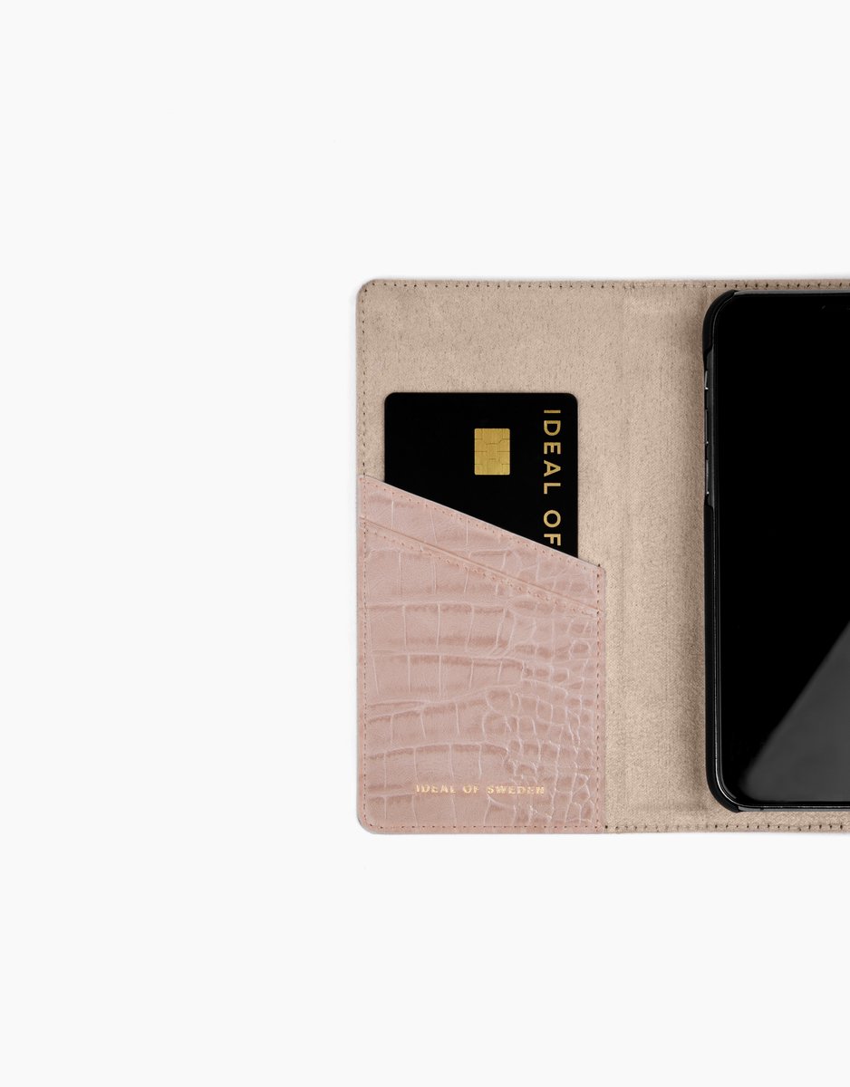 iDeal of Sweden Phone Wallet voor iPhone 12 Pro Max Rose Croco