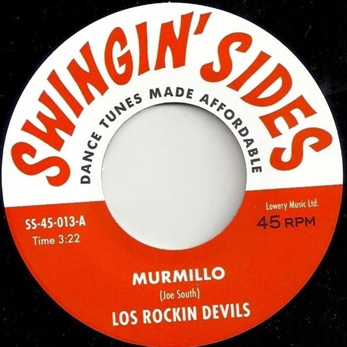 Los Rockin Devils & Blue Gin - Murmillo (Hush) / Light Blue (7" Single)