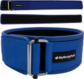 MyBodyFuel - Lifting Belt - Powerlift Riem & Gym Belt - Maat L - Blauw