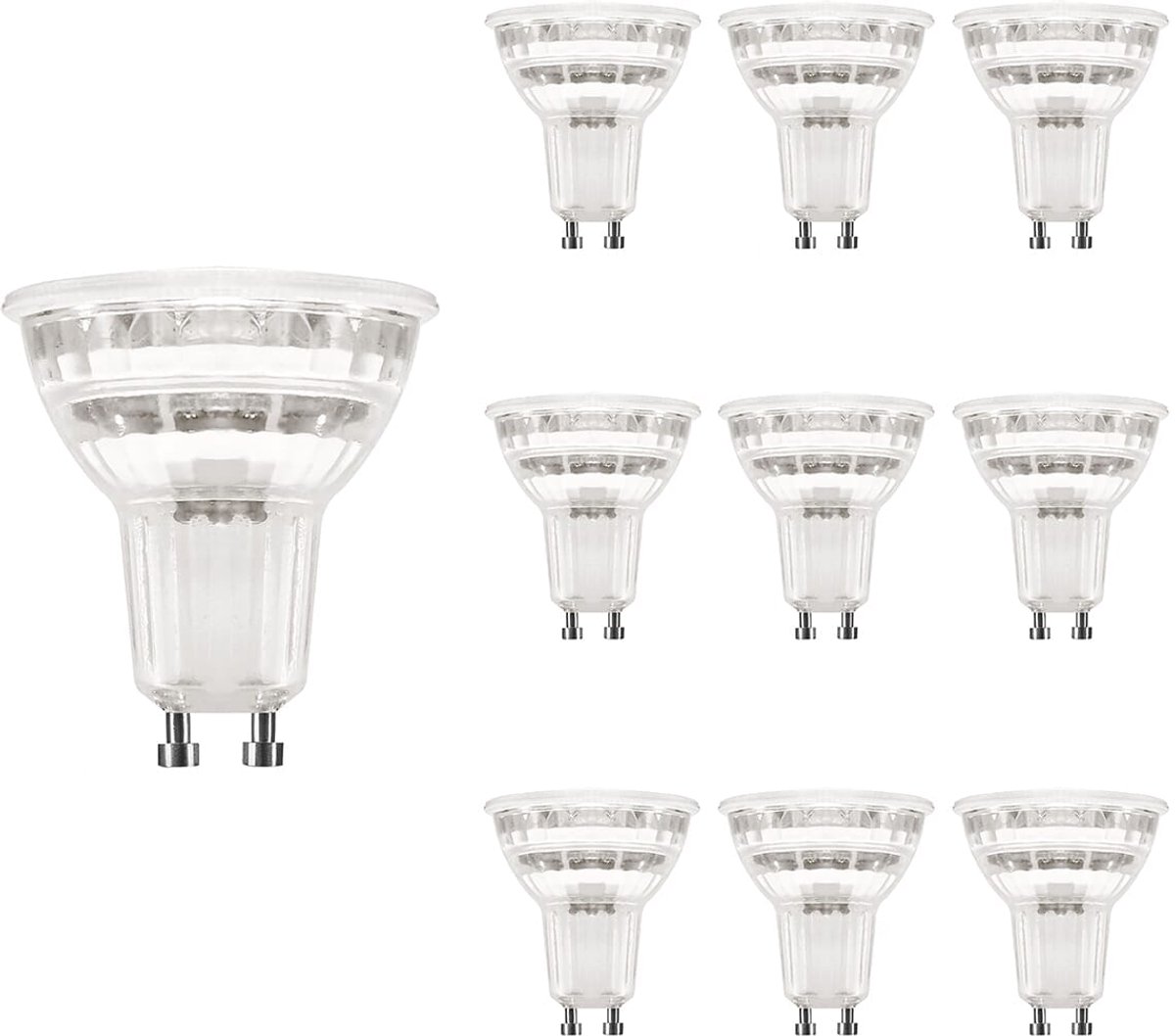 Modee GU10 LED Spot 1W - 90lm - 2700K - Extra Warm Wit - LED Spot Lamp - Vervangt 18W Gloeilamp - 10 stuks