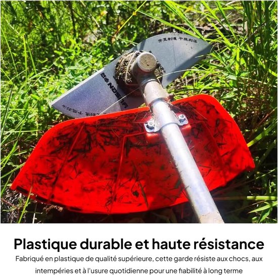 Bosmaaier Beschermblok Plastic Onkruidmachine Machineafdekking Grastrimmer Schild Tuingereedschap Vervangende onderdelen for 28 mm grastrimmer reserveonderdelen (Color : Big) van Bosmaaier. — afbeelding 3