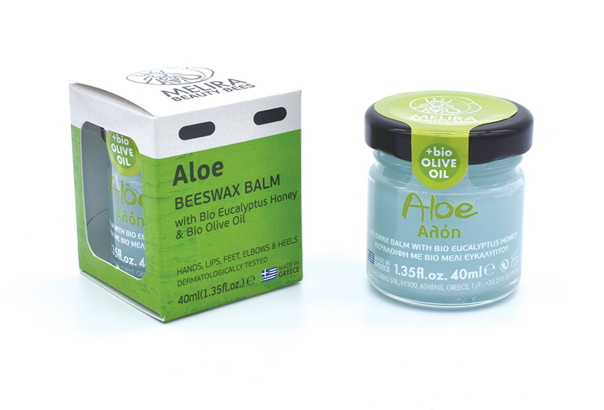 Melira Aloe - Beeswax Balsem - Met Biologische Eucalyptushoning & Biologische Olijfolie - Dermatologisch Getest